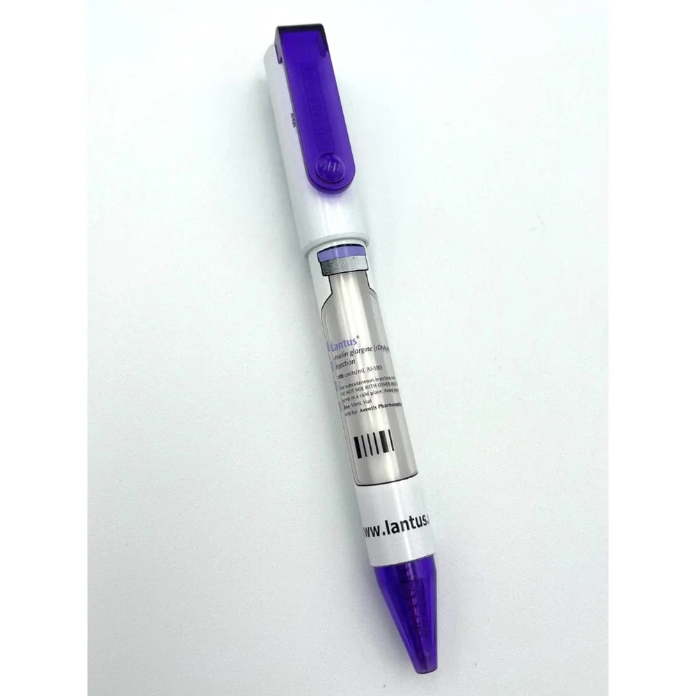 Lantus Drug Rep Promotional Pen Transparent Vial Design Pharma Collectible